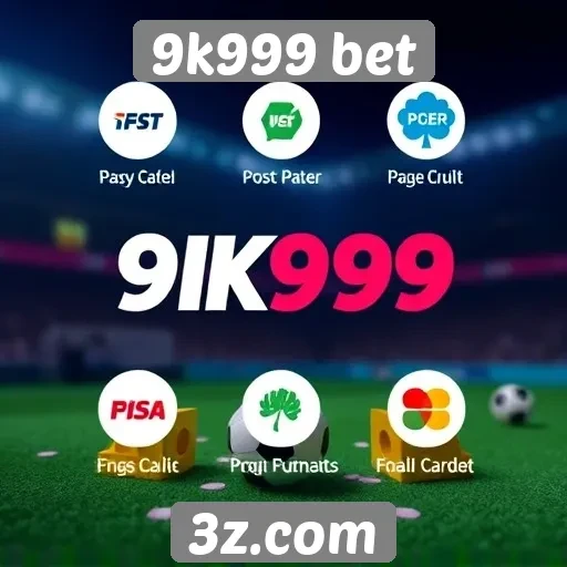Métodos de pagamento disponíveis no 9k999 bet
